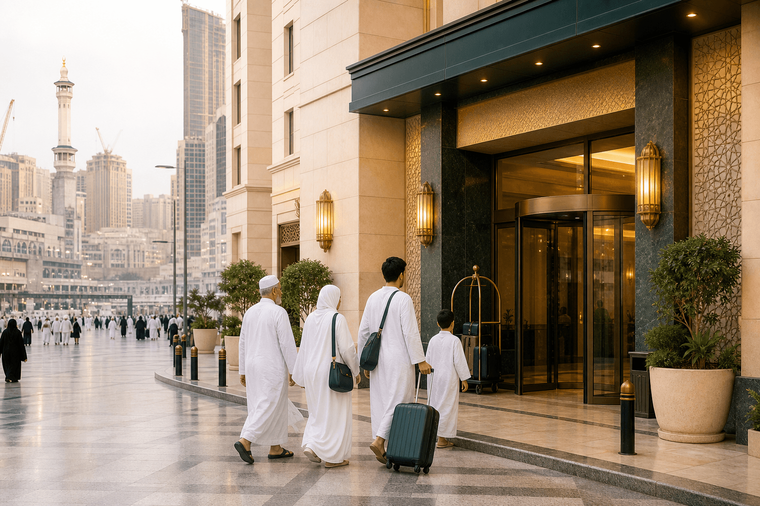 Visual hotel nyaman untuk paket Umroh Maulid Nabi